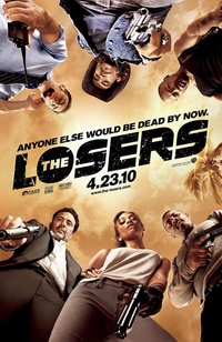 L'équipe de The Losers s'affiche.