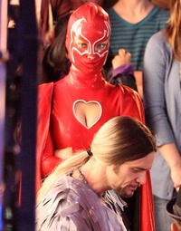 Olivia Wilde déguisée pour le tournage de Burt Wonderstone