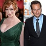 Christina Hendricks escort de Patrick Wilson