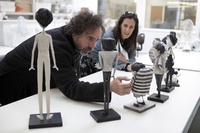 Frankenweenie : nouvelles photos de tournage avec Tim Burton